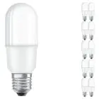 Confezione Multipack 10x Osram LED Classic A bastoncino LED E27 Ghiaccio 8W 806lm - 827 Bianco Molto Caldo | Sostitutiva 60W