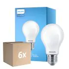 Confezione Multipack 6x Philips Corepro LED Bulbo E27 Pera Ghiaccio 8.5W 1055lm - 840 Bianco Freddo - Sostitutiva 75W