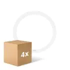 Confezione Multipack 4x Ledvance Tubo LED T9 Value Circolare (EM/Mains) 24W 2900lm - 840 Bianco Freddo | Sostitutiva 40W