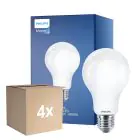 Confezione Multipack 4x Philips Classic LED Bulbo E27 Pera Ghiaccio 17.5W 2452lm - 840 Bianco Freddo | Sostitutiva 150W