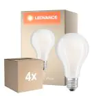 Confezione Multipack 4x Ledvance  Classic LED E27 Pera Filamento Ghiaccio 24W 3452lm - 827 Bianco Molto Caldo | Sostitutiva 200W