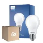 Confezione Multipack 6x Philips MASTERValue LED E27 Pera Ghiaccio 11.2W 1521lm - 940 Bianco Freddo | Miglior Resa Cromatica - Dimmerabile - Sostitutiva 100W