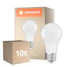 Confezione Multipack 10x Ledvance Classic LED E27 Pera Ghiaccio 8.8W 806lm - 827 Bianco Molto Caldo | Luce Del Giorno Sensor - Sostitutiva 60W