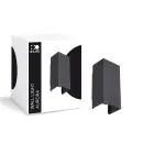 D'Lite Luce Da Parete Aurora Aluminium Nero Up & Down 6.5W 500lm - 830-840 CCT | IP54