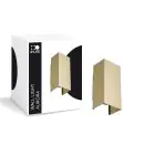 D'Lite Luce Da Parete Aurora Aluminium Oro Up & Down 6.5W 500lm - 830-840 CCT | IP54