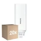 Confezione Multipack 20x Philips CorePro PL-T LED Bulbo HF 6.5W - 830 Luce Calda -  | 4-Pin - Sostitutiva 18W