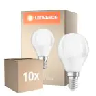 Confezione Multipack 10x Ledvance Classic LED E14 Pera Ghiaccio 4.9W 470lm - 827 Bianco Molto Caldo | Dimmerabile - Sostitutiva 40W