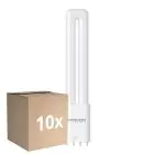 Confezione Multipack 10x Noxion Lucent PL-L LED 7.9W 950lm - 830 Luce Calda -  | 4-Pin - Sostitutiva 18W