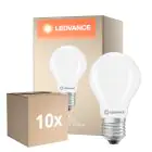 Confezione Multipack 10x Ledvance Classic LED E27 Pera Ghiaccio 5.9W 806lm - 827 Bianco Molto Caldo | Dimmerabile | mable - Sostitutiva 60W