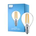Philips Corepro LED Lustre E14 Sferica Filamento Chiara 6.5W 806lm - 840 Bianco Freddo | Sostitua 60W