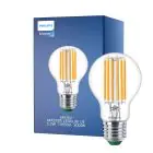 Philips MASTER LED Bulbo Ultra Efficient E27 Pera Chiara 5.2W 1095lm - 830 Luce Calda | Sostitutiva 75W